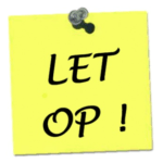 Let Op in Reeshofpark