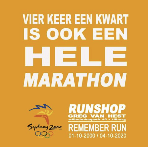 Recreatieve loop met Greg van Hest